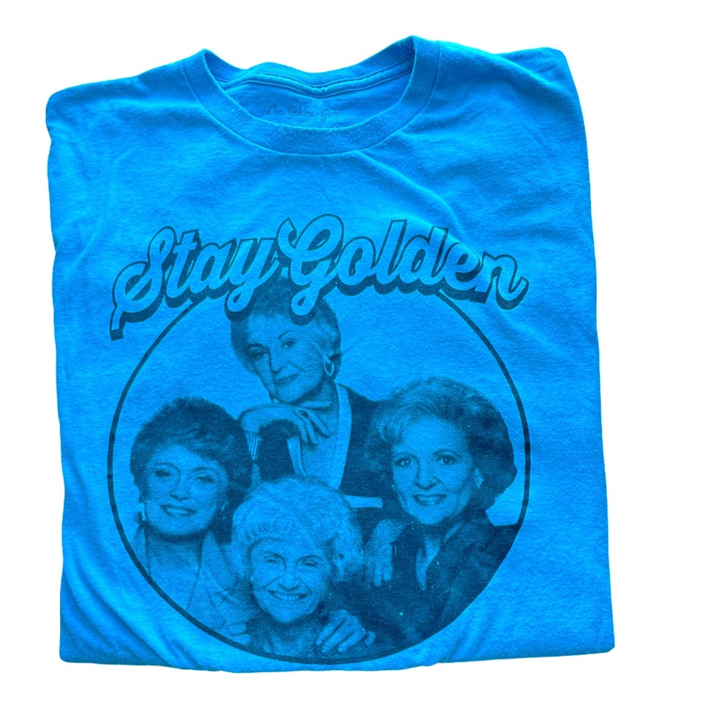 The Golden Girls “Stay Golden” Blue T Shirt XL